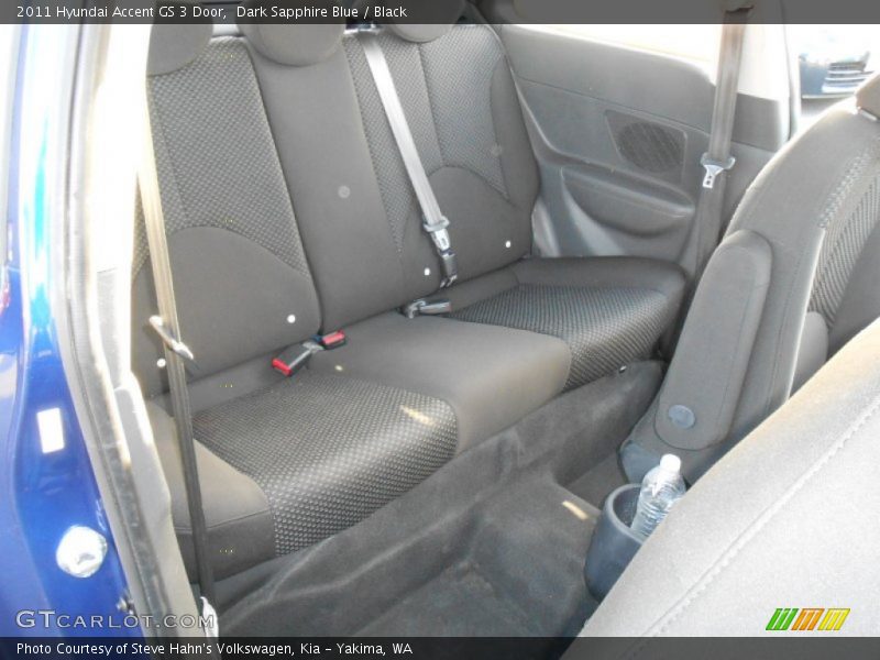 Dark Sapphire Blue / Black 2011 Hyundai Accent GS 3 Door