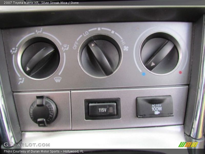 Silver Streak Mica / Stone 2007 Toyota Matrix XR