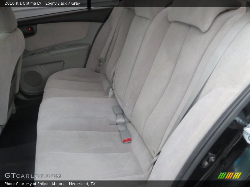Ebony Black / Gray 2010 Kia Optima LX