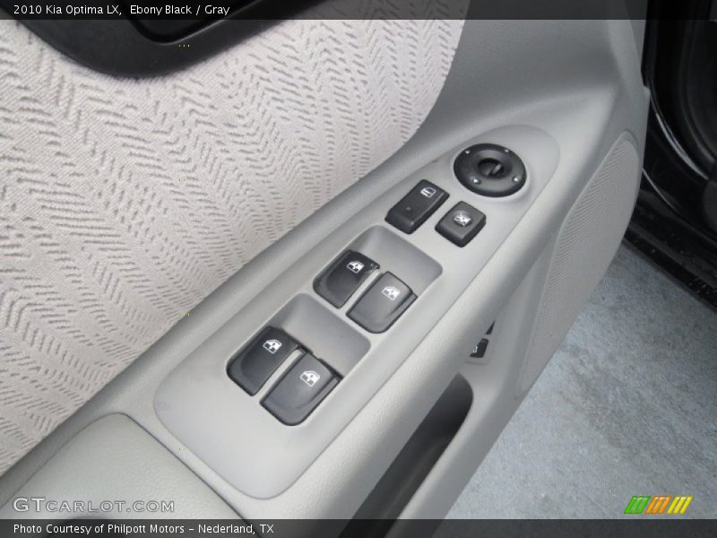 Ebony Black / Gray 2010 Kia Optima LX