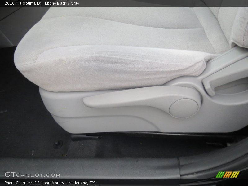 Ebony Black / Gray 2010 Kia Optima LX