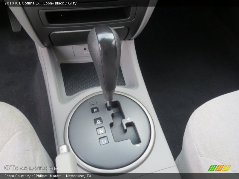 Ebony Black / Gray 2010 Kia Optima LX