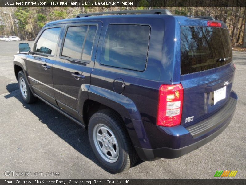 True Blue Pearl / Dark Slate Gray/Light Pebble 2013 Jeep Patriot Sport