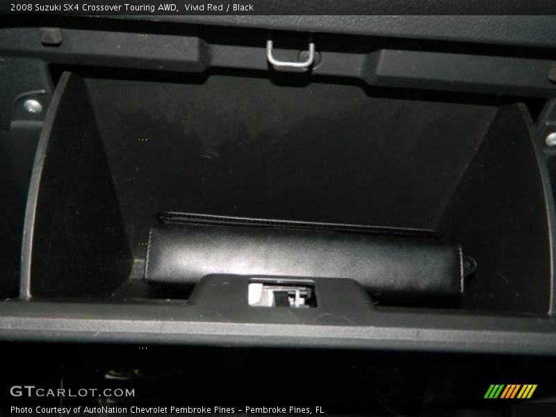 Vivid Red / Black 2008 Suzuki SX4 Crossover Touring AWD