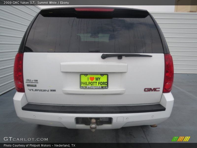 Summit White / Ebony 2009 GMC Yukon SLT