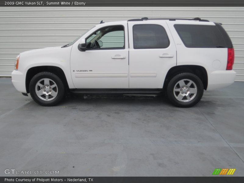 Summit White / Ebony 2009 GMC Yukon SLT