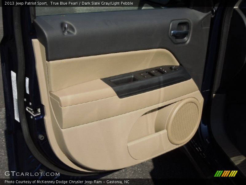 True Blue Pearl / Dark Slate Gray/Light Pebble 2013 Jeep Patriot Sport