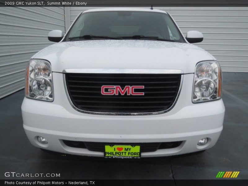 Summit White / Ebony 2009 GMC Yukon SLT