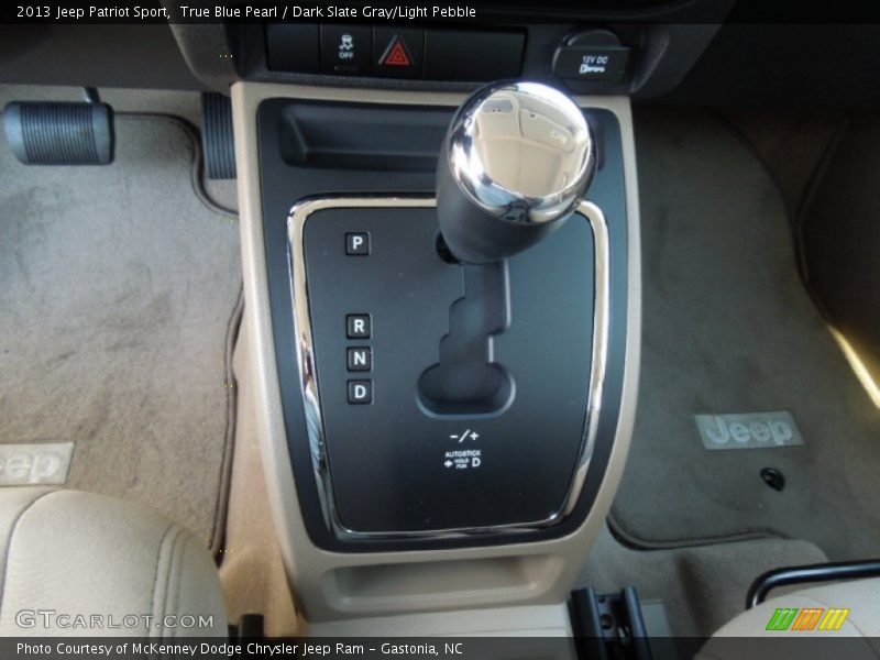 True Blue Pearl / Dark Slate Gray/Light Pebble 2013 Jeep Patriot Sport