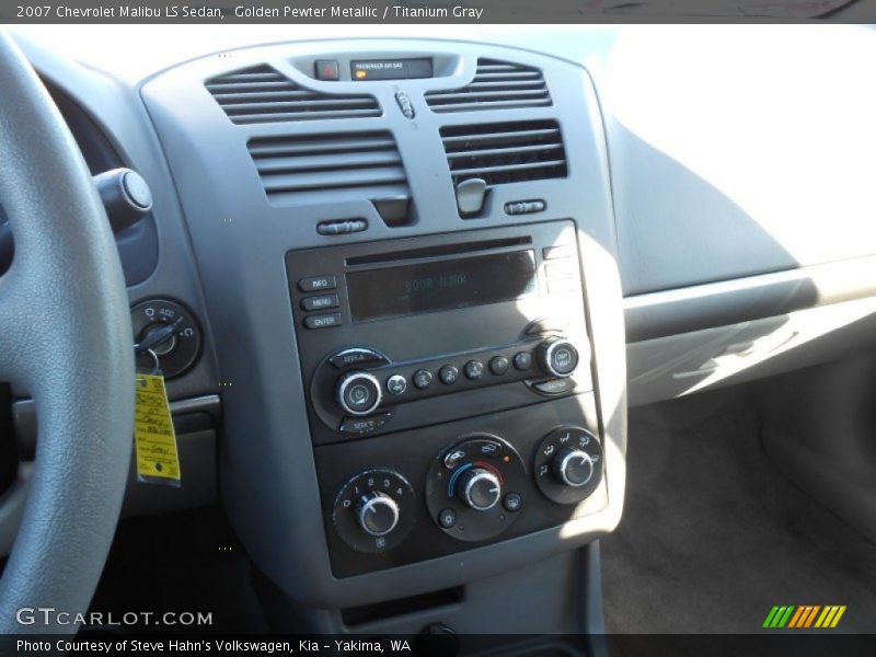 Golden Pewter Metallic / Titanium Gray 2007 Chevrolet Malibu LS Sedan