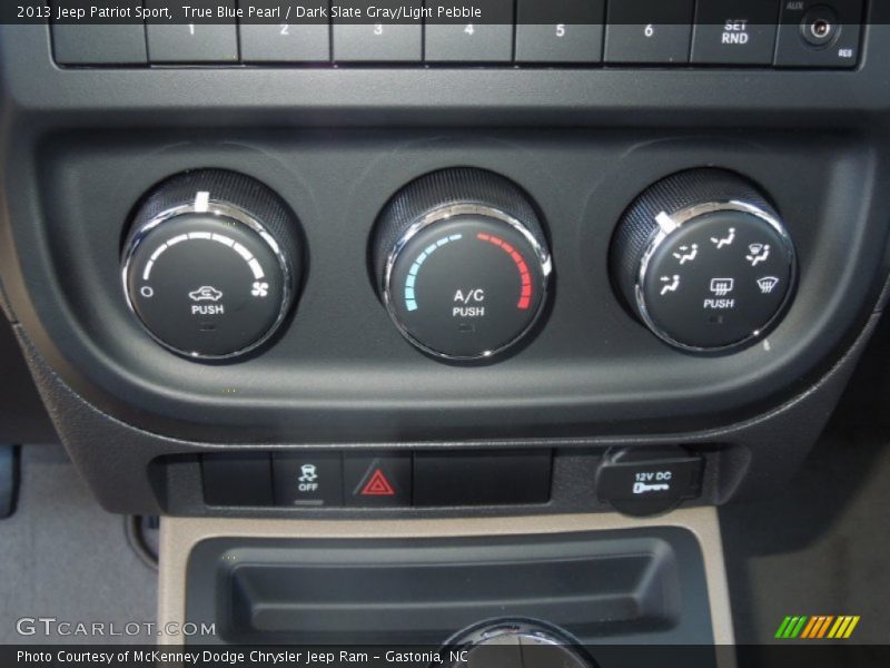 True Blue Pearl / Dark Slate Gray/Light Pebble 2013 Jeep Patriot Sport