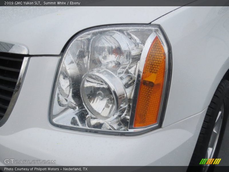Summit White / Ebony 2009 GMC Yukon SLT