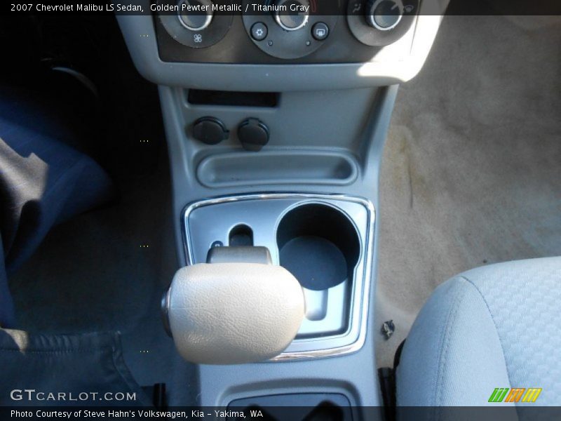 Golden Pewter Metallic / Titanium Gray 2007 Chevrolet Malibu LS Sedan