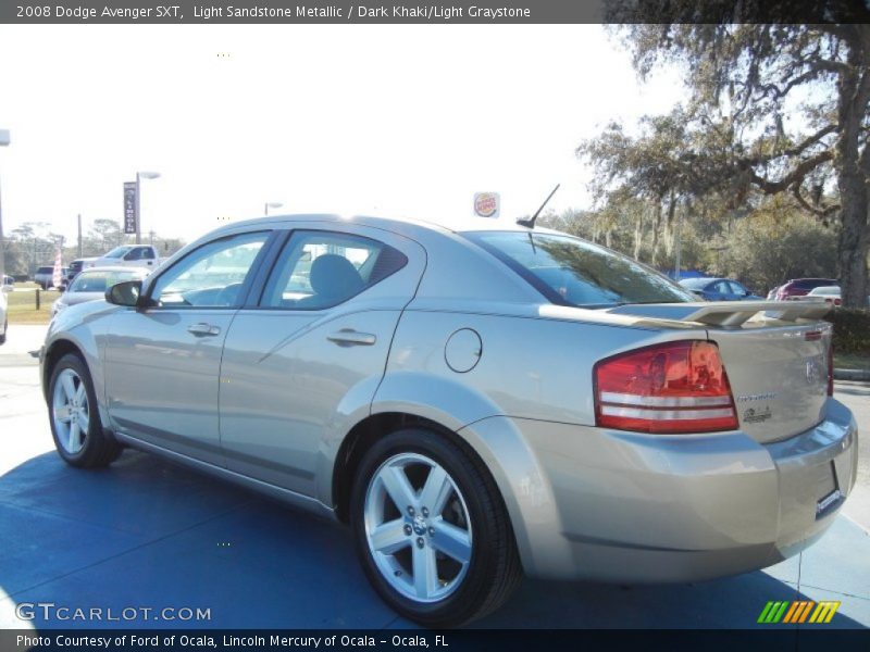 Light Sandstone Metallic / Dark Khaki/Light Graystone 2008 Dodge Avenger SXT