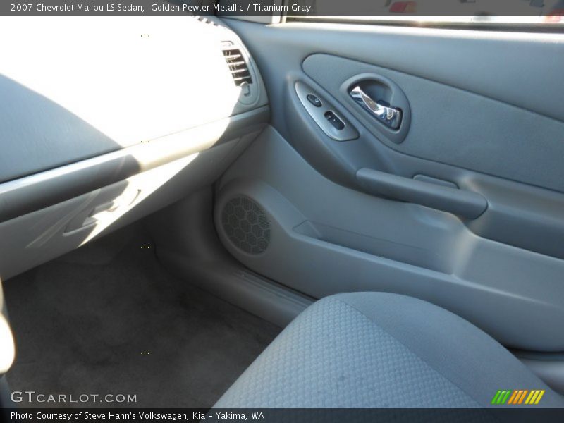 Golden Pewter Metallic / Titanium Gray 2007 Chevrolet Malibu LS Sedan