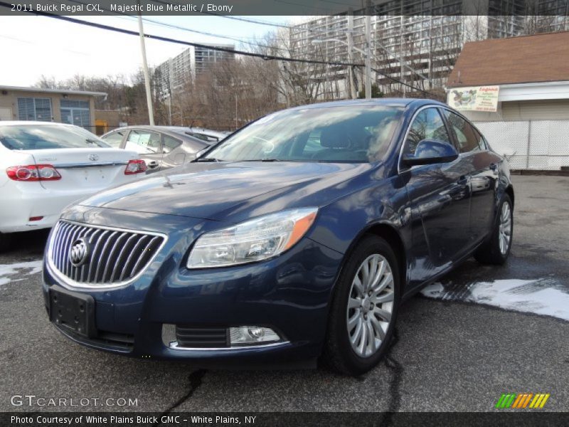 Majestic Blue Metallic / Ebony 2011 Buick Regal CXL
