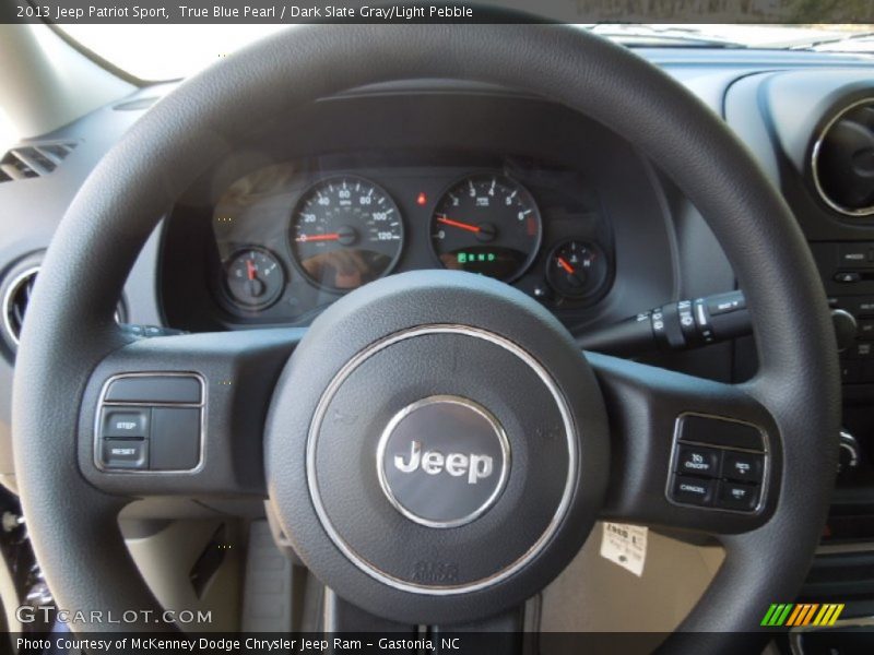 True Blue Pearl / Dark Slate Gray/Light Pebble 2013 Jeep Patriot Sport