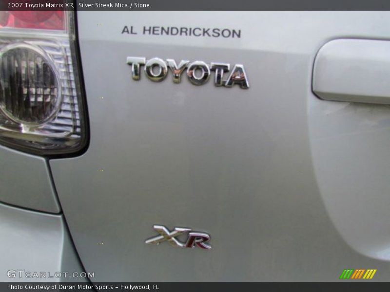 Silver Streak Mica / Stone 2007 Toyota Matrix XR
