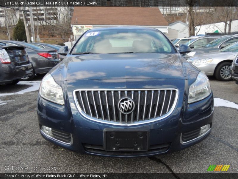 Majestic Blue Metallic / Ebony 2011 Buick Regal CXL