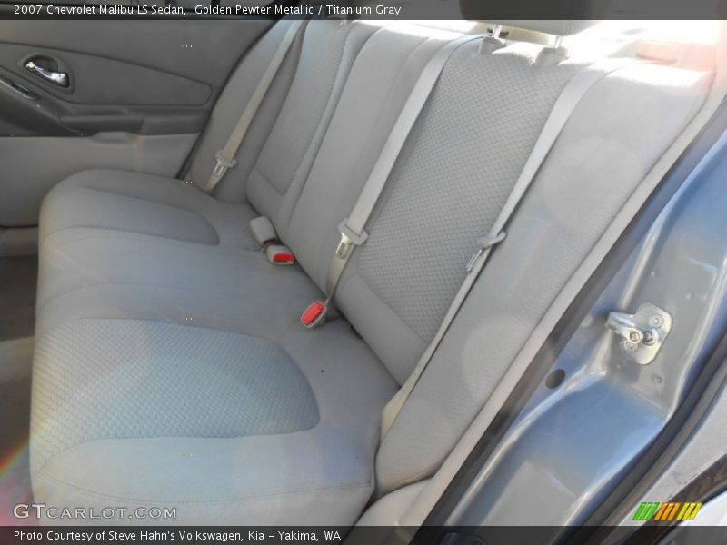 Rear Seat of 2007 Malibu LS Sedan
