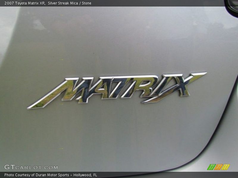 Silver Streak Mica / Stone 2007 Toyota Matrix XR