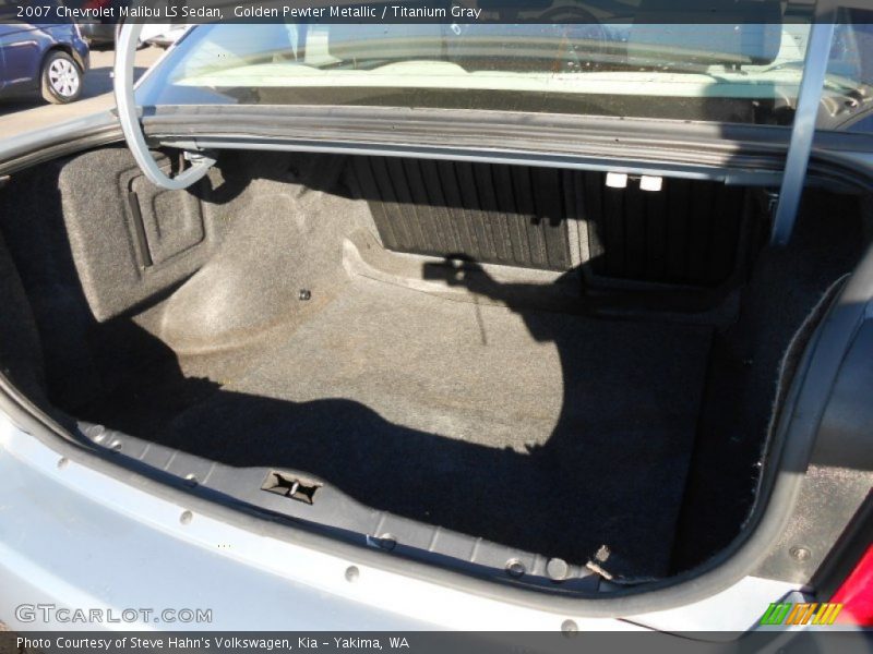 Golden Pewter Metallic / Titanium Gray 2007 Chevrolet Malibu LS Sedan