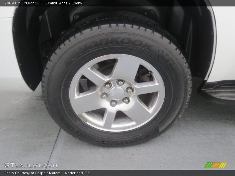 Summit White / Ebony 2009 GMC Yukon SLT