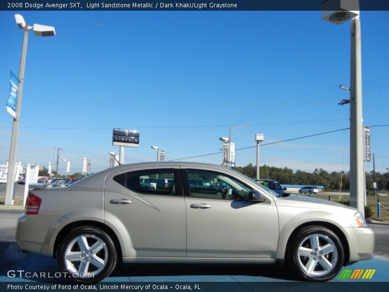 Light Sandstone Metallic / Dark Khaki/Light Graystone 2008 Dodge Avenger SXT