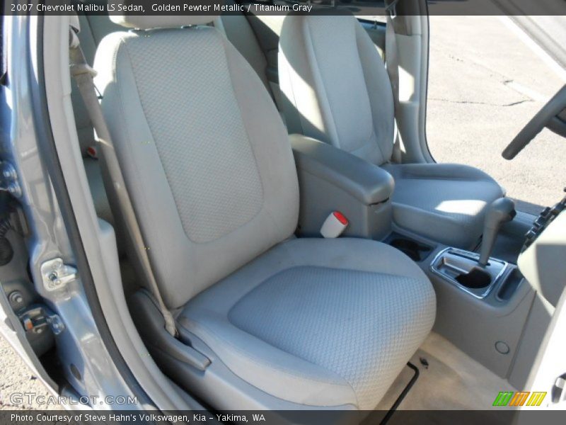 Golden Pewter Metallic / Titanium Gray 2007 Chevrolet Malibu LS Sedan