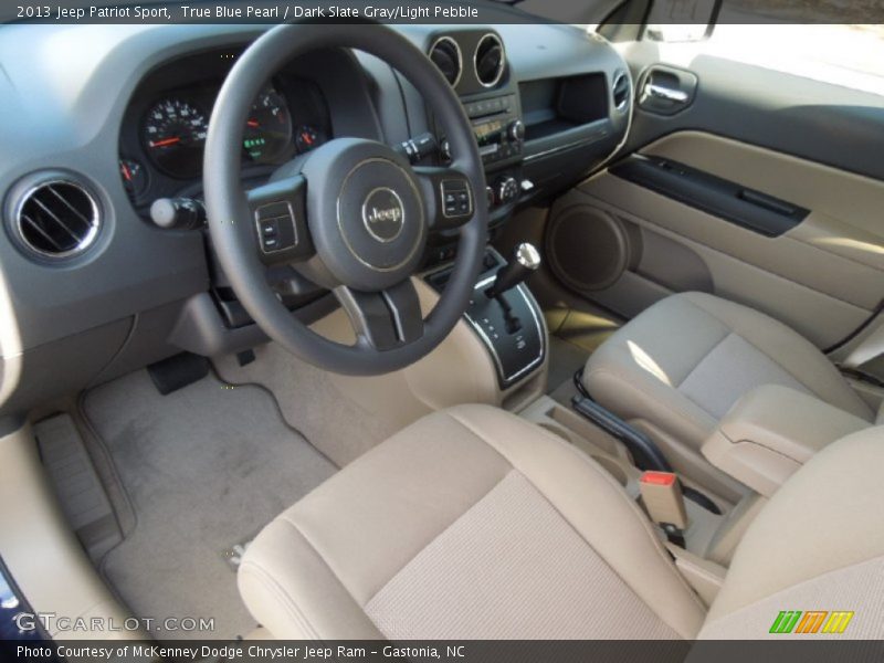 True Blue Pearl / Dark Slate Gray/Light Pebble 2013 Jeep Patriot Sport