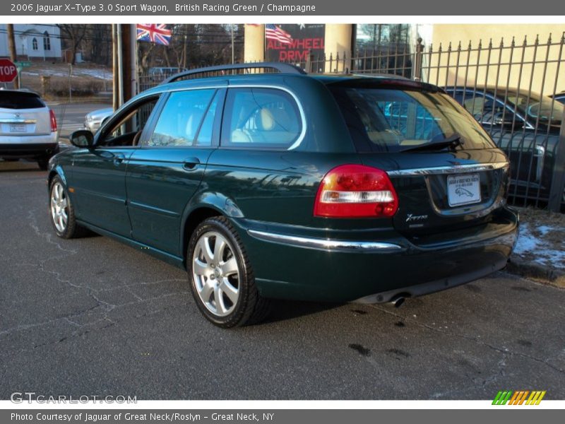 British Racing Green / Champagne 2006 Jaguar X-Type 3.0 Sport Wagon