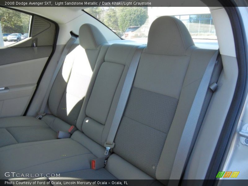 Light Sandstone Metallic / Dark Khaki/Light Graystone 2008 Dodge Avenger SXT