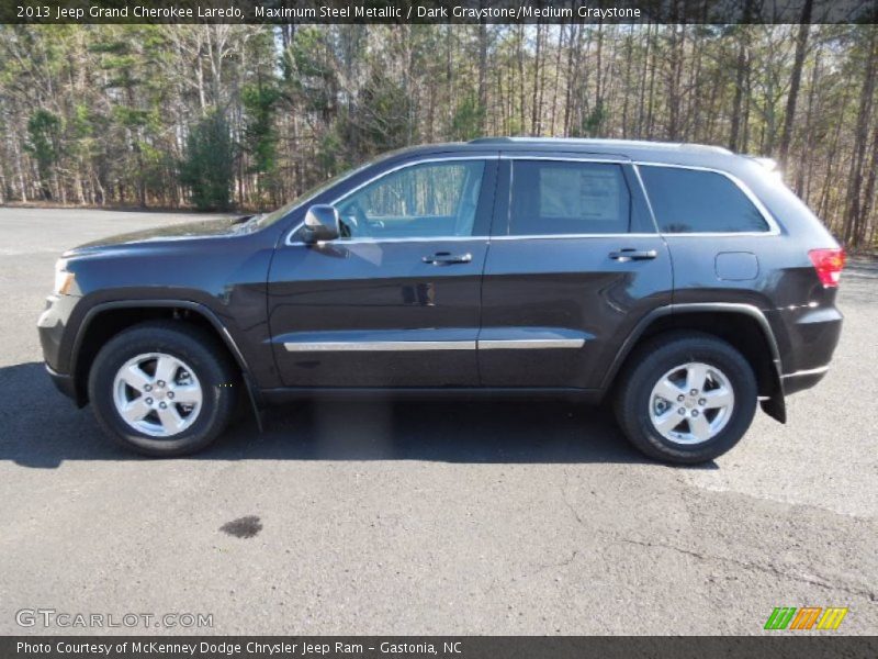 Maximum Steel Metallic / Dark Graystone/Medium Graystone 2013 Jeep Grand Cherokee Laredo