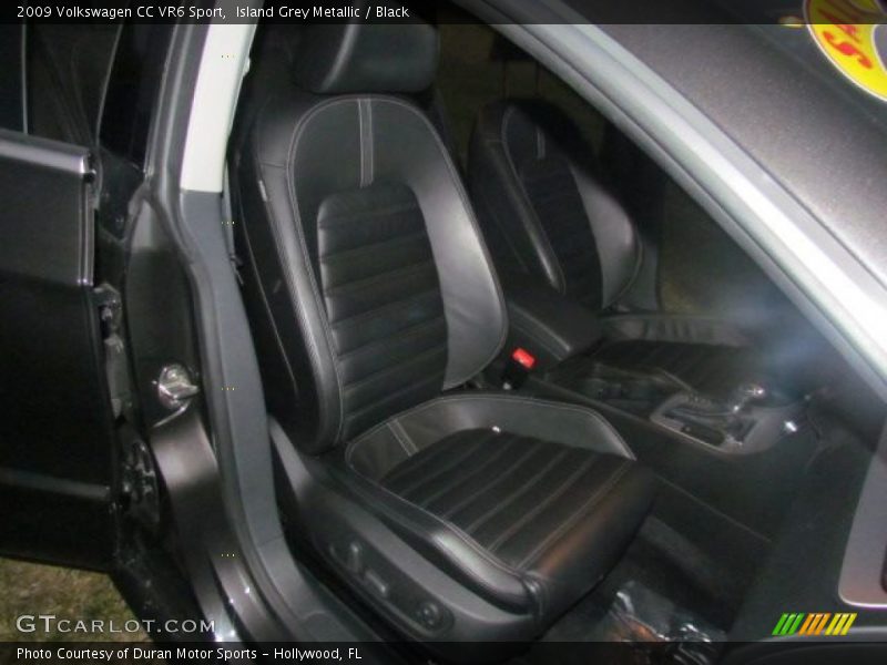 Island Grey Metallic / Black 2009 Volkswagen CC VR6 Sport