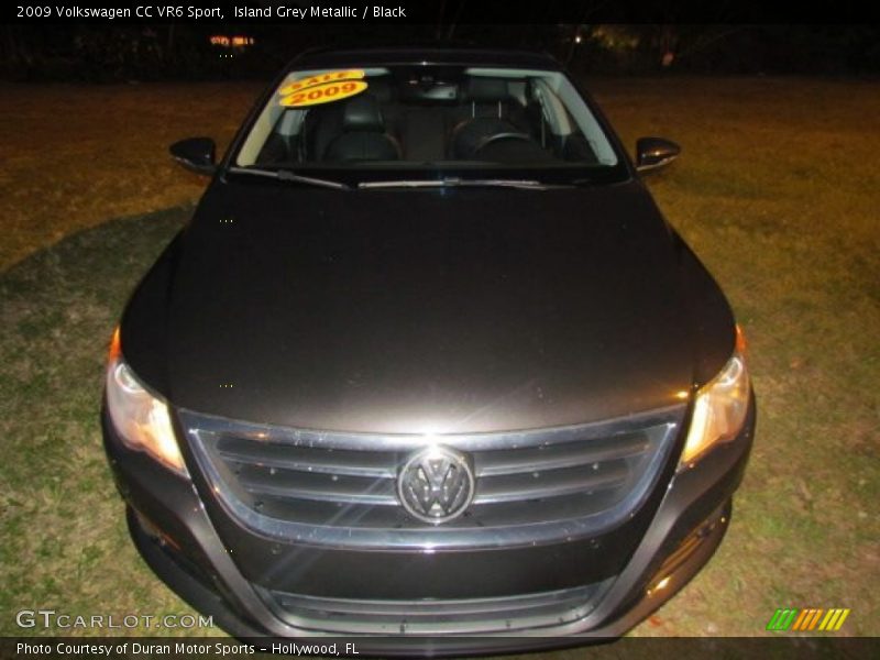 Island Grey Metallic / Black 2009 Volkswagen CC VR6 Sport