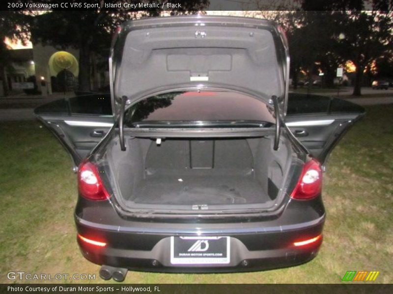 Island Grey Metallic / Black 2009 Volkswagen CC VR6 Sport