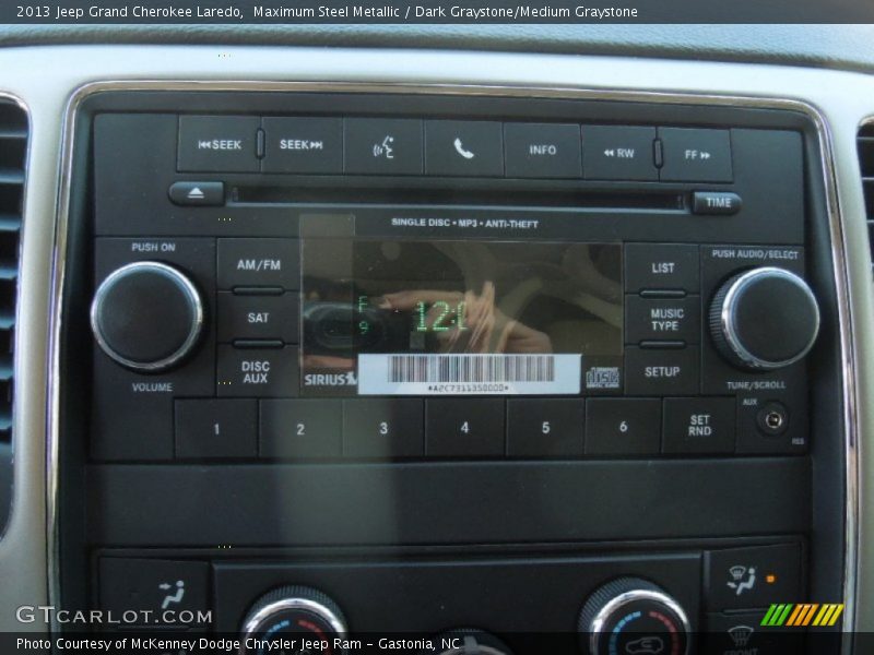 Maximum Steel Metallic / Dark Graystone/Medium Graystone 2013 Jeep Grand Cherokee Laredo