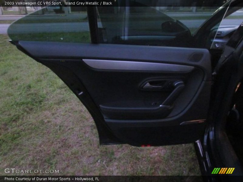 Island Grey Metallic / Black 2009 Volkswagen CC VR6 Sport