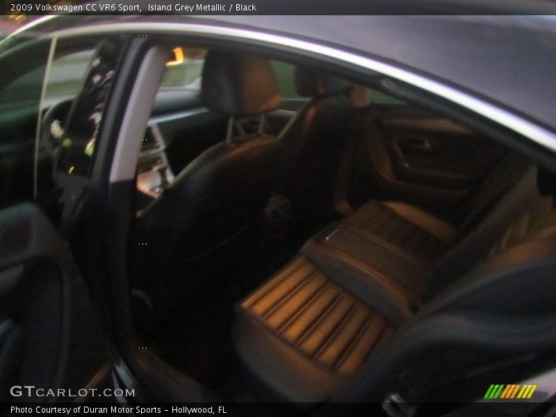 Island Grey Metallic / Black 2009 Volkswagen CC VR6 Sport