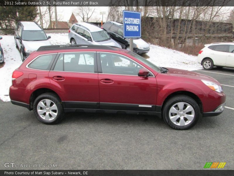  2012 Outback 2.5i Ruby Red Pearl