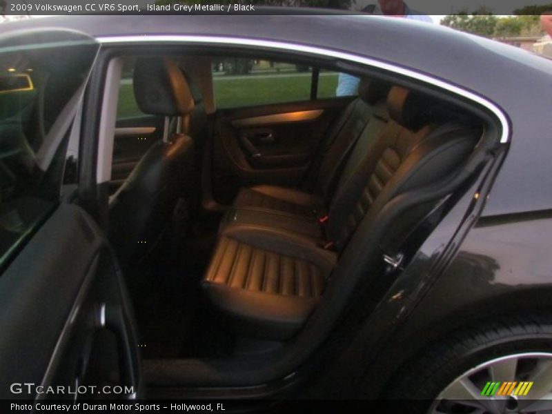 Island Grey Metallic / Black 2009 Volkswagen CC VR6 Sport