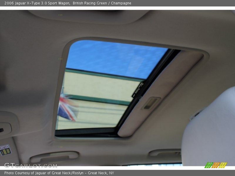 British Racing Green / Champagne 2006 Jaguar X-Type 3.0 Sport Wagon
