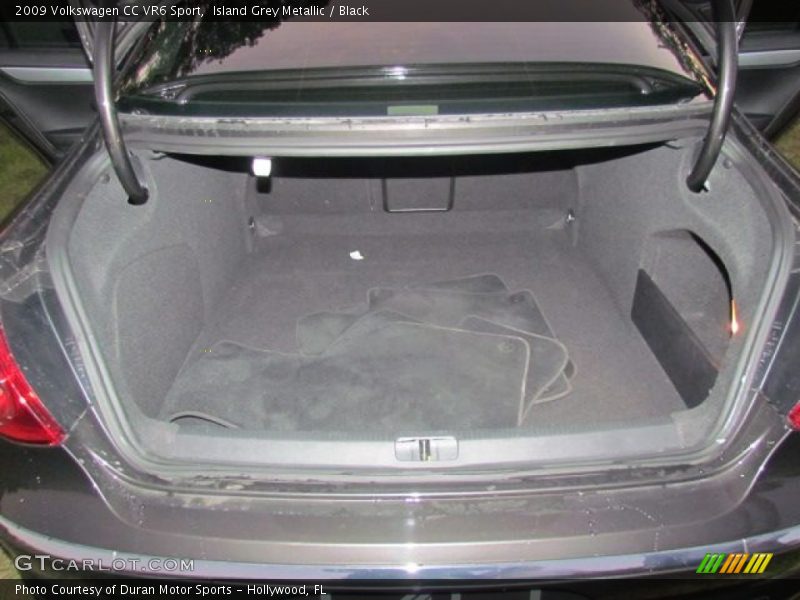 Island Grey Metallic / Black 2009 Volkswagen CC VR6 Sport