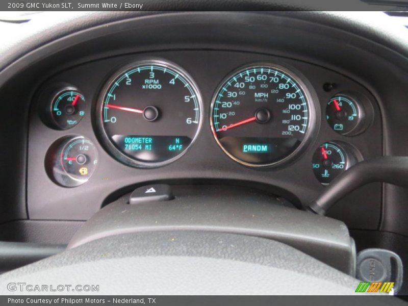 Summit White / Ebony 2009 GMC Yukon SLT
