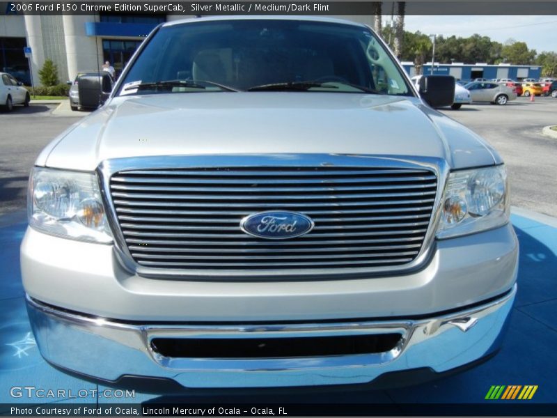Silver Metallic / Medium/Dark Flint 2006 Ford F150 Chrome Edition SuperCab