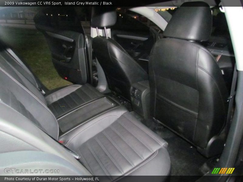 Island Grey Metallic / Black 2009 Volkswagen CC VR6 Sport