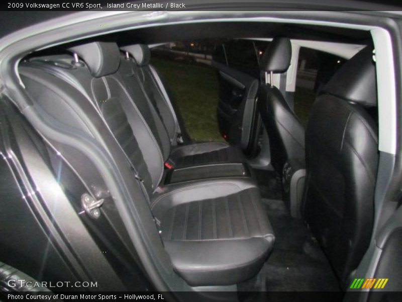 Island Grey Metallic / Black 2009 Volkswagen CC VR6 Sport