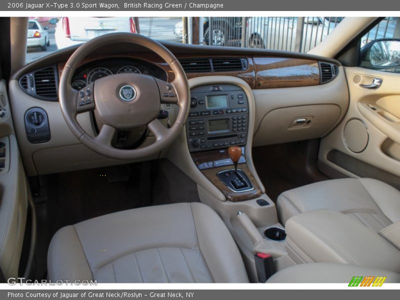 Champagne Interior - 2006 X-Type 3.0 Sport Wagon 