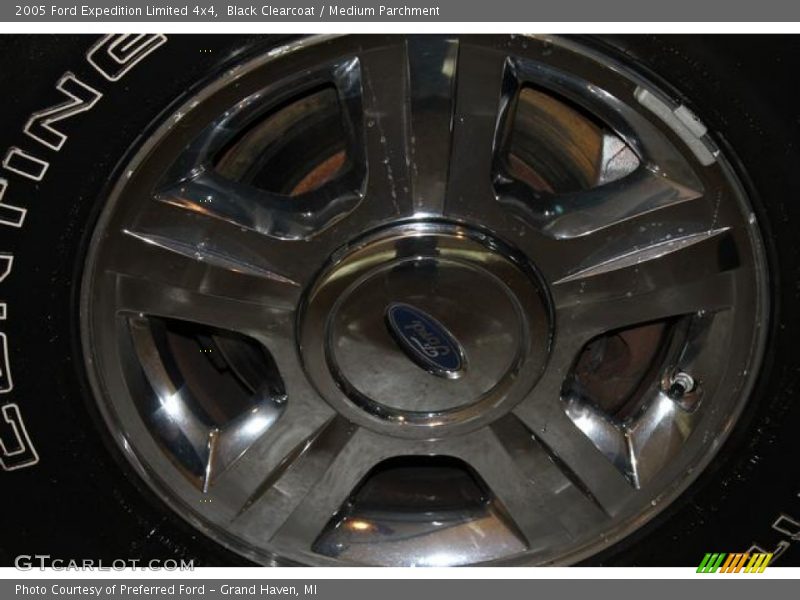 Black Clearcoat / Medium Parchment 2005 Ford Expedition Limited 4x4