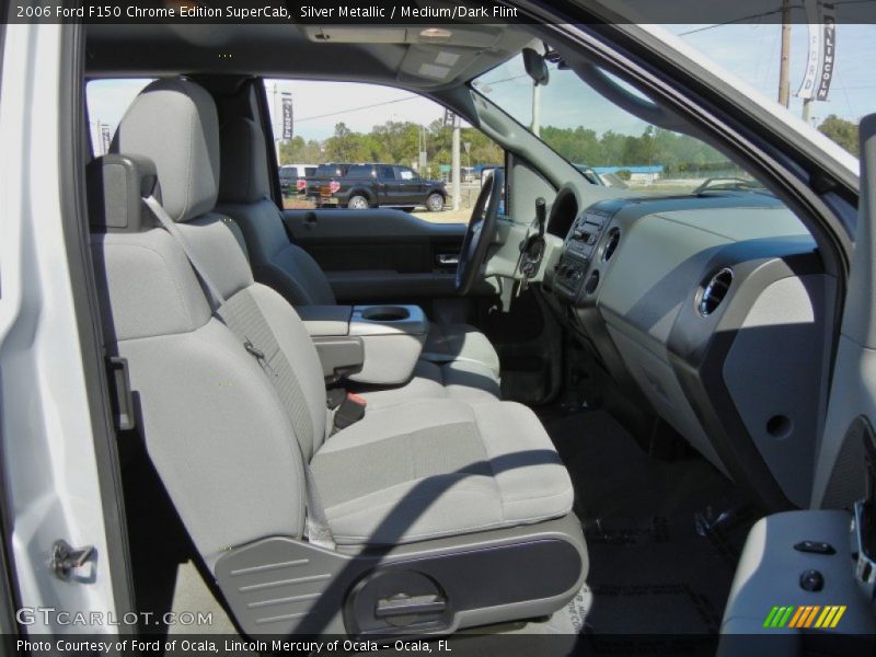 Silver Metallic / Medium/Dark Flint 2006 Ford F150 Chrome Edition SuperCab